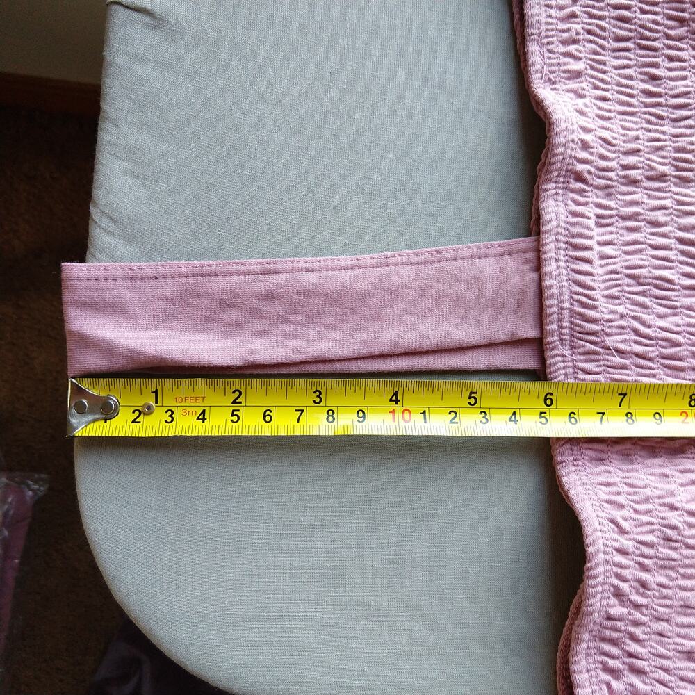 🔥SALE🔥 3X Zenana Smocked Tiered Midi Dress Lt Rose Pink Plus sized comfort - Picture 9 of 16